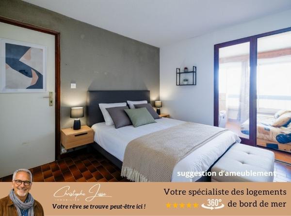 Appartement  4-6 couchages face mer