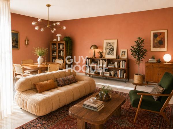 Rodez cœur de ville – T4 85 m² – 2 terrasses tropéziennes, garage, ascenseur, caves
