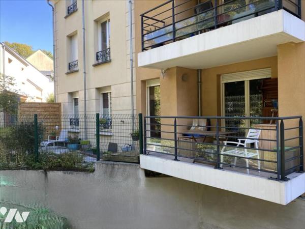 DREUX Centre ville - APPARTEMENT 51 m² avec terrasse et jardinet