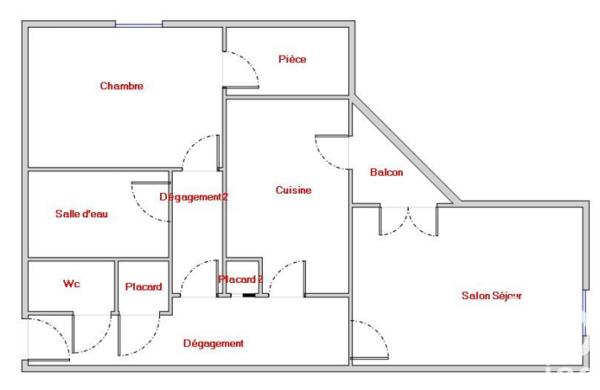 Appartement à vendre 2 pièces 57 m² Montlouis-sur-Loire