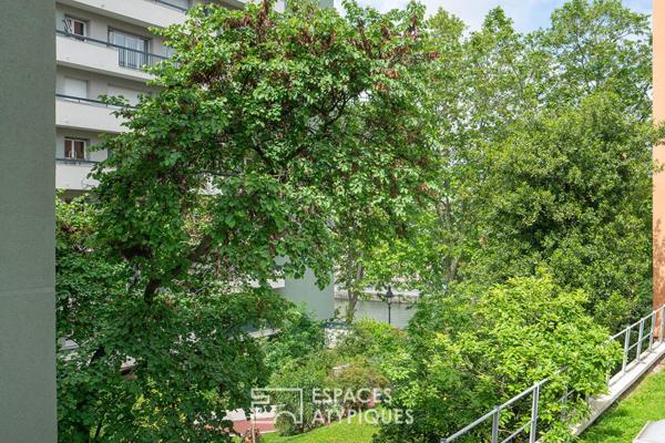 Appartement de réception avec balcons