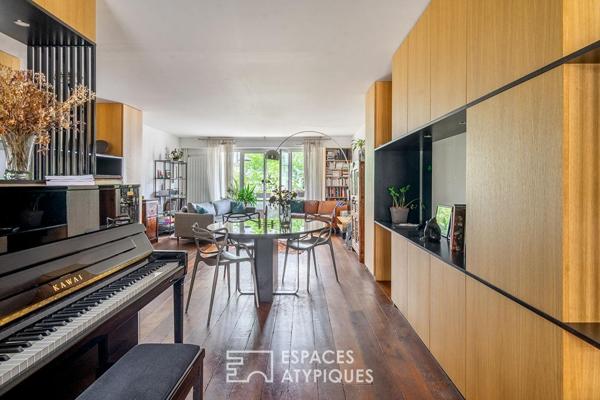 Appartement de réception avec balcons