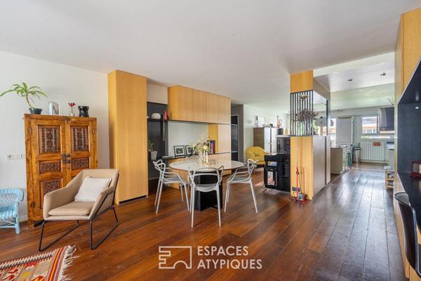 Appartement de réception avec balcons