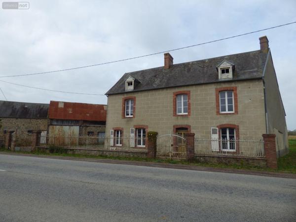 Maison à restaurer à vendre à Vaudrimesnil dans la Manche (50490), ref : MAIS1107