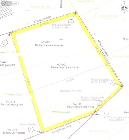 Terrain à Batir à vendre à Roisel dans la Somme (80240), ref : 80105-356