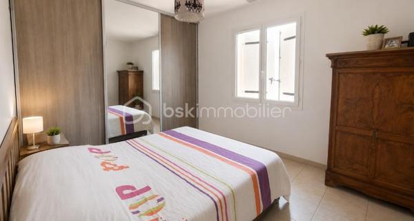 Découvrez cette agréable maison située à Coutras, dans un environnement calme et paisible, offrant un cadre de vie confortable et agréable au quotidien.

Elle se compose d’une entrée avec placard, un séjour convivial, d’une cuisine entièrement aménagée et équipée, un cellier pour le rangement et de quatre chambres, permettant à chacun de profiter de son propre espace. Une salle d’eau complète la partie intérieure ainsi qu'un WC indépendant.

À l’extérieur, vous profiterez d’une terrasse agréable pour les beaux jours avec son store électrique, ainsi que d’un abri de jardin. L’accès à la propriété se fait par un portail électrique, pour davantage de confort au quotidien. Terrain entièrement constructible.

La maison bénéficie également du double vitrage, de la climatisation réversible, de la fibre optique et système de VMCI. Elle est raccordée au tout-à-l’égout. Aucun travaux à prévoir, maison classée en C.

Une maison agréable et fonctionnelle, idéale pour une famille souhaitant s’installer à Coutras dans un environnement calme, tout en profitant de toutes les commodités à proximité.

📍Coutras (33230) avec son école, arrêt de bus, Gare TER/TGV, commerces, écoles, accès A89,...

Contactez-moi dès aujourd'hui pour programmer votre visite.

🤝 Inter-cabinet : Chers confrères, je suis ouverte au partage d'affaires, n'hésitez pas à me contacter si vous avez des acquéreurs qualifiés.