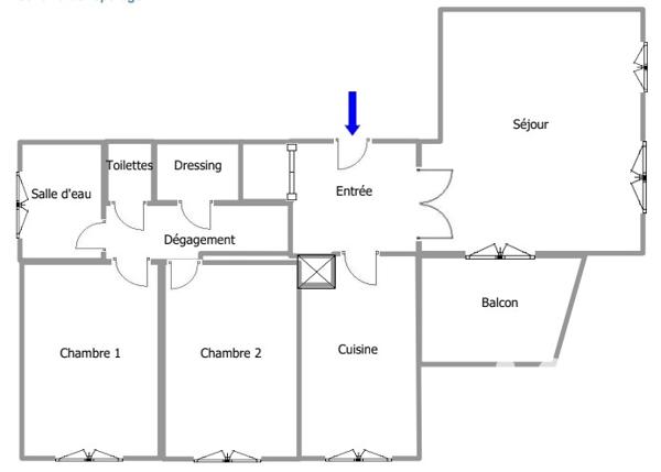 Appartement à vendre 3 pièces 70 m² Lyon 7