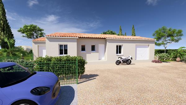 Bédoin (84410) Villa avec jardin et garage à 10km de Bedoin