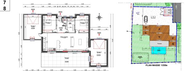Bédoin (84410) Villa avec jardin et garage à 10km de Bedoin