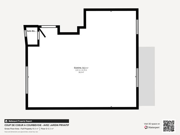 Appartement 2 pièces 55 m2