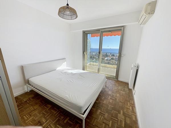 Nice (06200) NICE - 2P Rénové - Terrasse vue mer & Garage