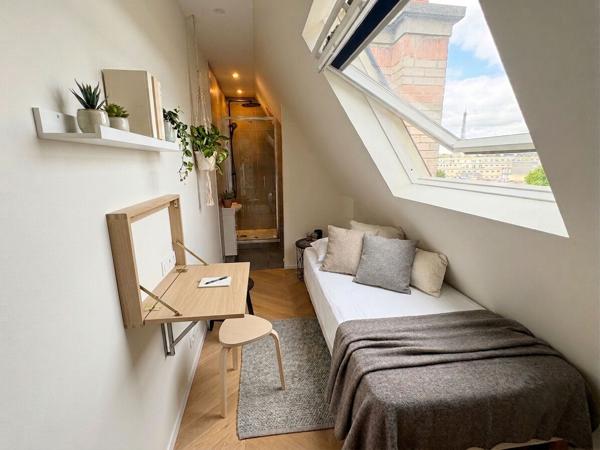 Appartement Paris 1 pièce(s) 10.66 m2