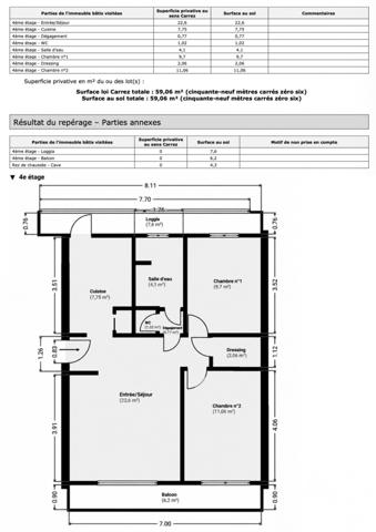 Appartement à vendre 3 pièces 59,06 m² Aubagne