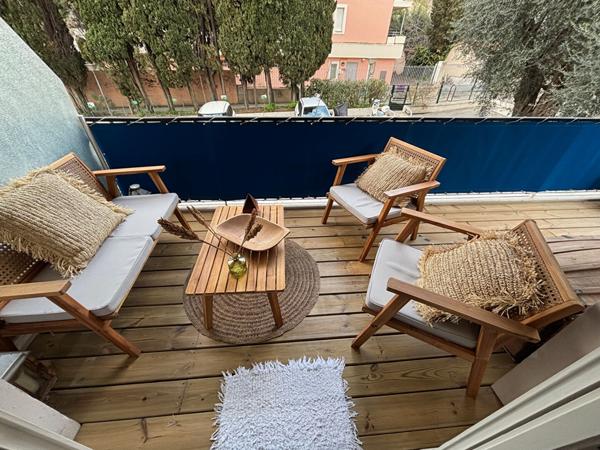 Le Cannet Mairie 3 Pièces Calme Absolu