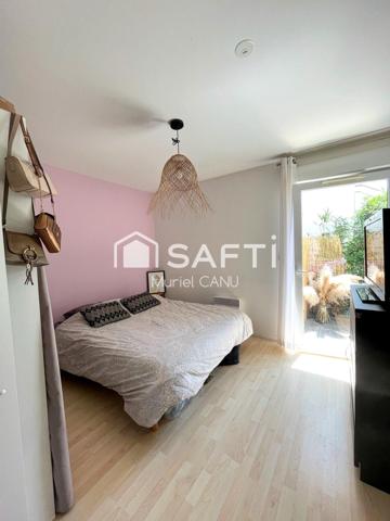 Appartement lumineux avec jardinet