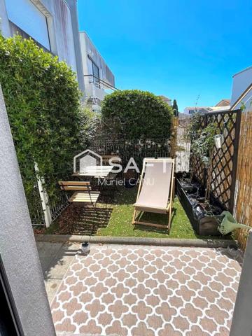 Appartement lumineux avec jardinet