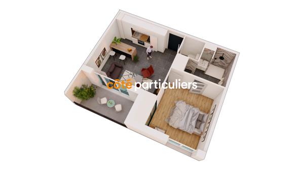 Vente Appartement43,68 m² - 2 Pièces - LUC LA PRIMAUBE (12450)