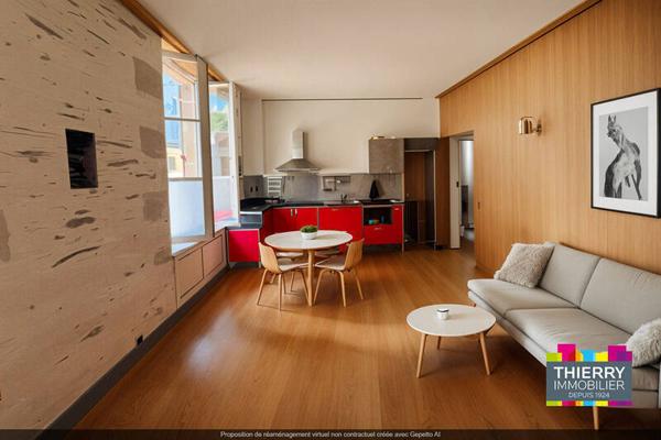 Appartement 2 pièces - 49000 Angers -  Centre ville