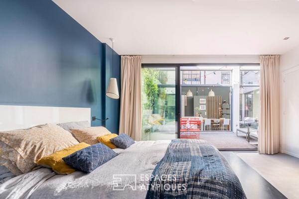 Loft avec patio dans une ancienne usine