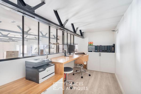 Loft avec patio dans une ancienne usine