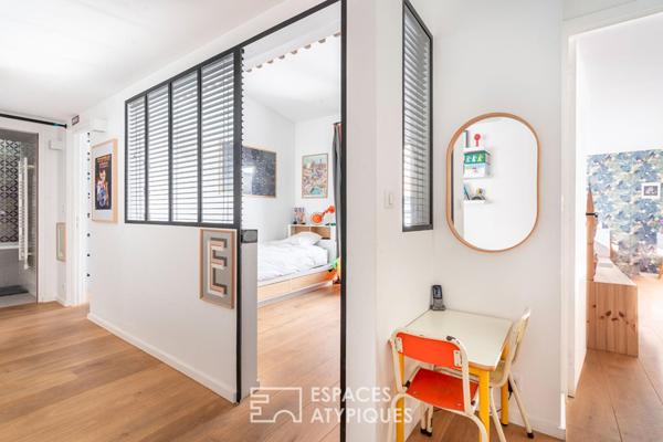 Loft avec patio dans une ancienne usine