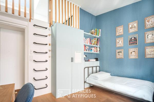 Loft avec patio dans une ancienne usine