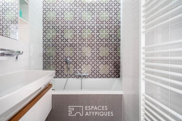 Loft avec patio dans une ancienne usine