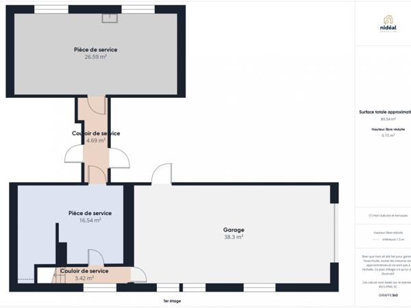 JOLI PAVILLON INDIVIDUEL DE 110M2 HABITABLES