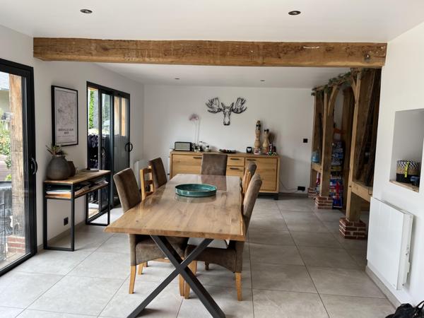 Berville-sur-Mer (27210) EXCLUSIVITE !! A 15 MINUTES DE HONFLEUR, SUPERBE NORMANDE RENOVEE A DECOUVRIR TRES VITE !