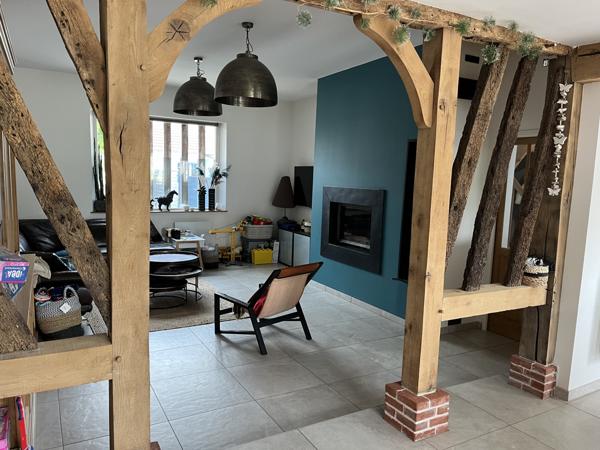 Berville-sur-Mer (27210) EXCLUSIVITE !! A 15 MINUTES DE HONFLEUR, SUPERBE NORMANDE RENOVEE A DECOUVRIR TRES VITE !