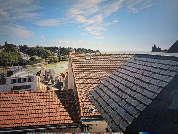 Duplex en hypercentre de Pornic avec vue sur le port vendu meublé
