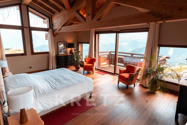 La Toussuire 1800 m Altitude : Chalet Grand Standing 629m² - 24 Personnes
