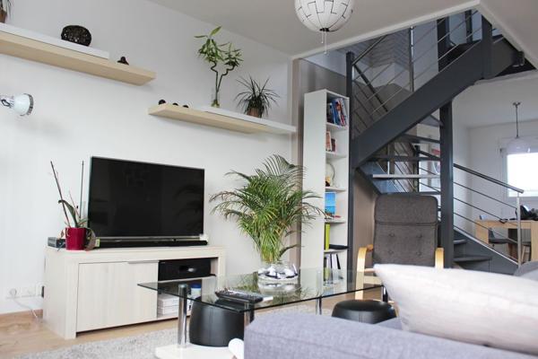 à louer appartement T3 duplex avec terrasses et parking sur Kerfeunteun.