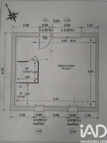 Appartement à vendre 4 pièces 69 m² Précy-sur-Oise