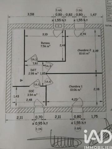 Appartement à vendre 4 pièces 69 m² Précy-sur-Oise