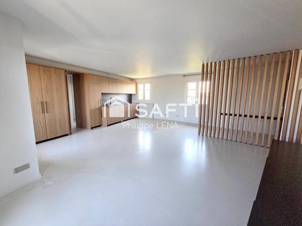 F3 design, 72 m², 2 chambres, hyper-centre / gare