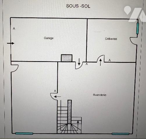 SAINT-CYR-SUR-LOIRE - Rue Victor Hugo
Maison à rénover - 112,87 m² habitables - Jardin