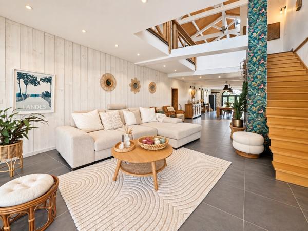 Domaine landais de 408 m² – 3 gîtes, piscine chauffée et 7,2 hectares