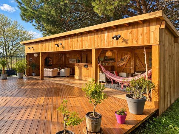 Domaine landais de 408 m² – 3 gîtes, piscine chauffée et 7,2 hectares