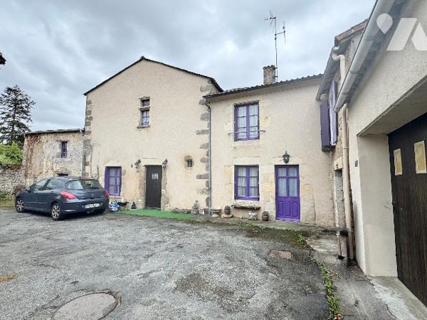 Maison de caractère de 225 m² au coeur du village historique de Saint-Loup-Lamairé
