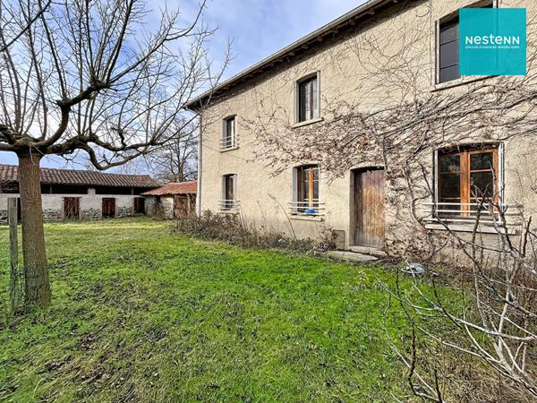 SAINT PAUL D'UZORE 42600 - Environnement calme - Maison 120 m² à rénover - Terrain 4300 m²