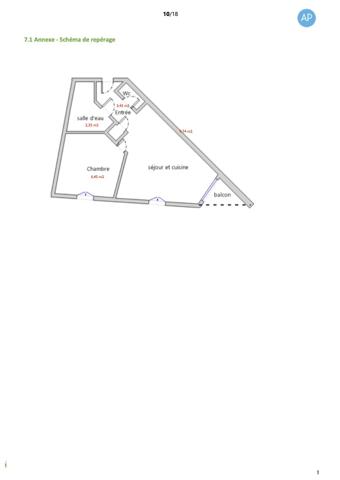 Appartement à vendre 2 pièces 23 m² Cazaubon