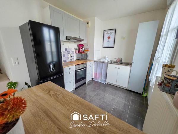 Appartement 3 pièces- 2 ch- 63m²- balcon