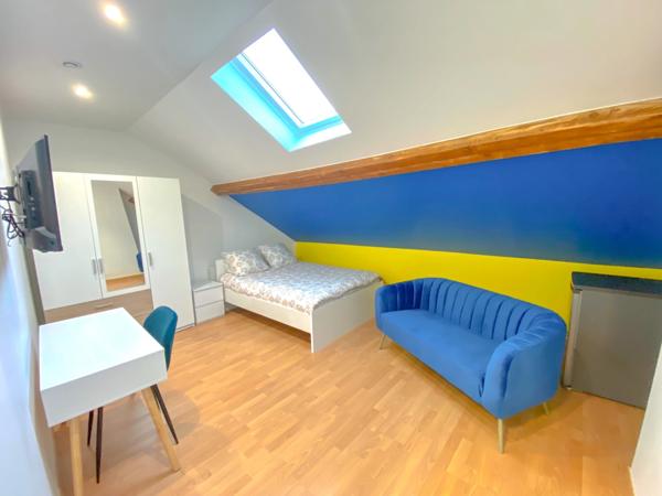 CHAMBRE MEUBLÉE A LOUER EN COLOCATION 18m2 GAGNY-GOURNAY   850€