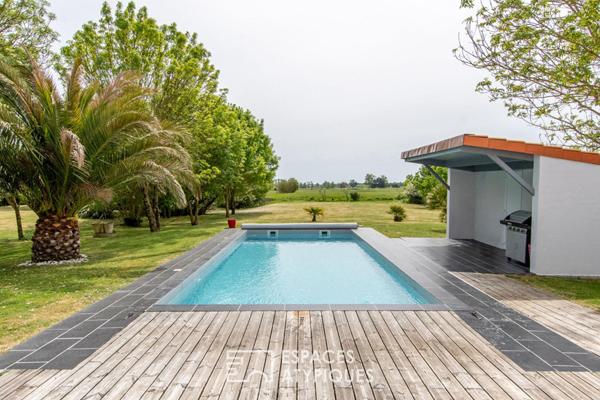 Maison avec piscine dans son parc de 2,6 hectares
