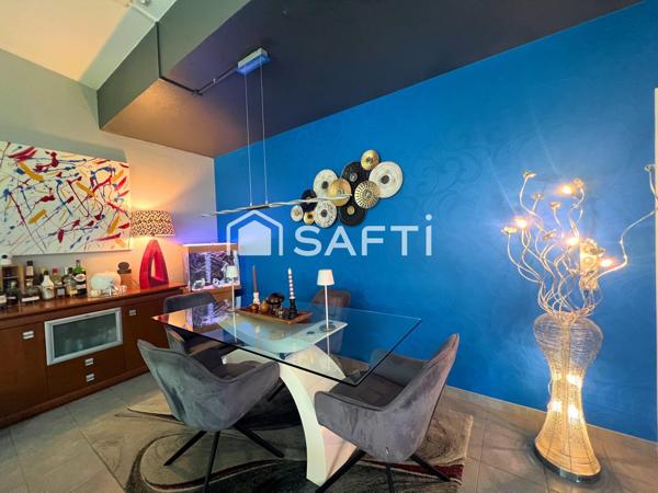 Appartement T4 en dernier étage avec un garage en sous sol et une cave