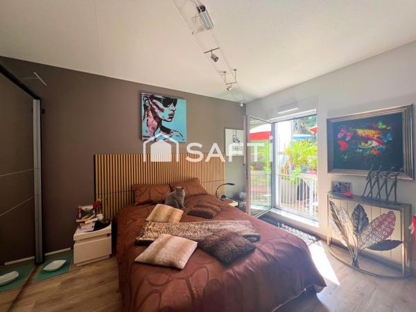 Appartement T4 en dernier étage avec un garage en sous sol et une cave