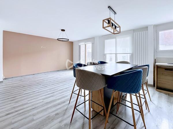 Appartement 4 pièces lumineux de 2 Balcons