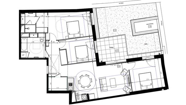 Appartement (neuf) à vendre 4 pièces 89 m² Vanves