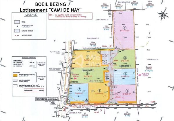 Lotissement 8 lots
